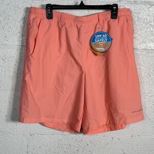 Columbia Men's 8" Back Cast III Upf 50 Water Short Sorbet, Large